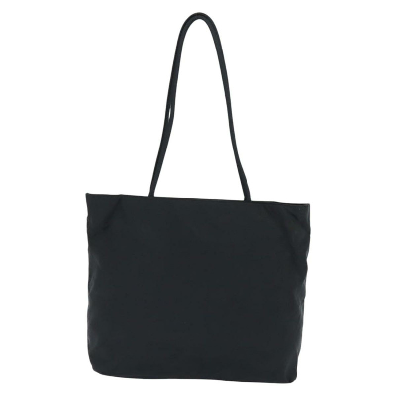 【日本直送】PRADA 尼龍托特包 黑色 銀色 Auth bs30471-1