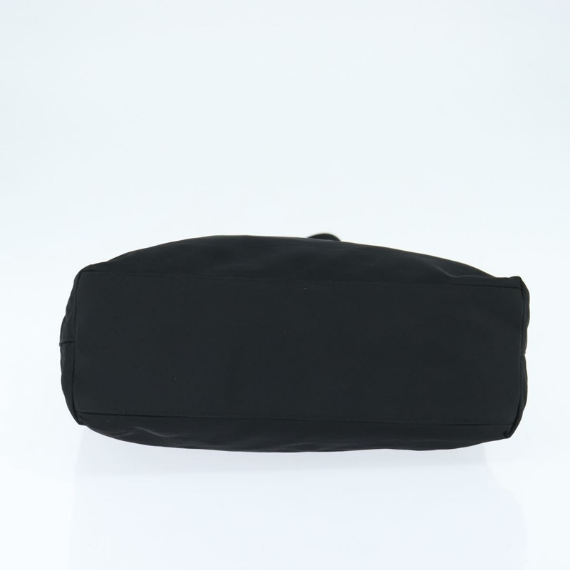 【日本直送】PRADA 尼龍托特包 黑色 銀色 Auth bs30471-4