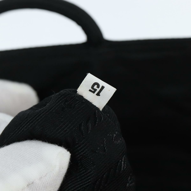 【日本直送】PRADA 尼龍托特包 黑色 銀色 Auth bs30471-11
