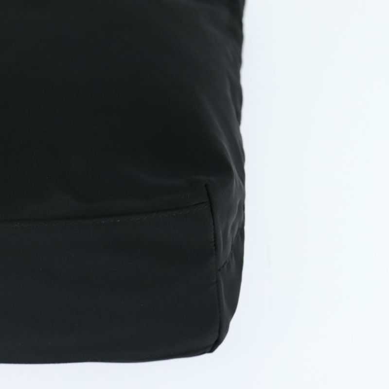 【日本直送】PRADA 尼龍托特包 黑色 銀色 Auth bs30471-13