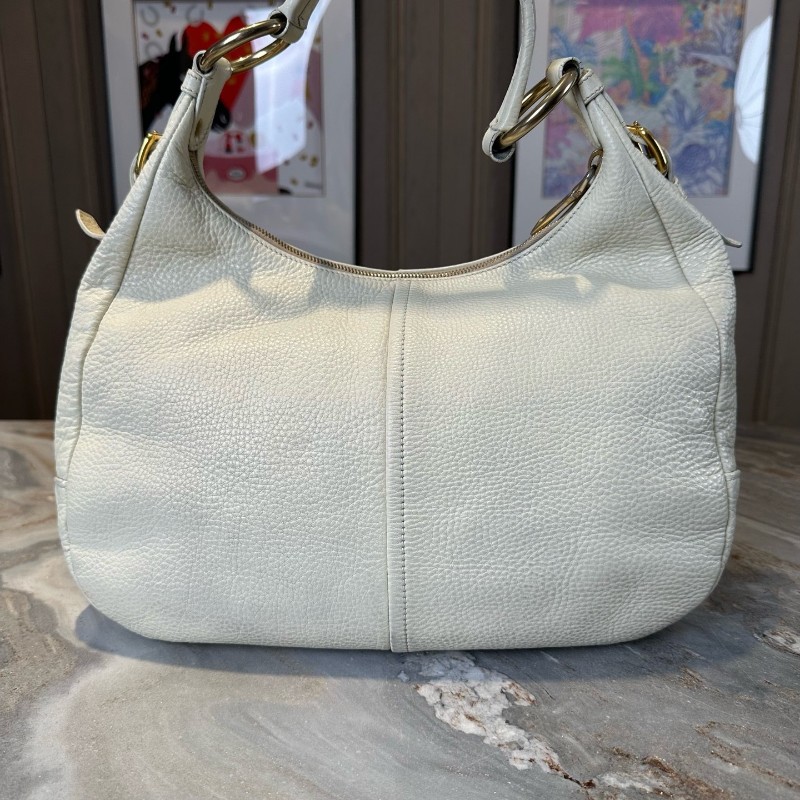 特價❤️Prada 白金全皮hobo肩背包-1