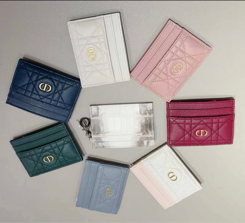 Dior caro系列 23年新款 酒紅色 卡夾 全新✨專櫃價一半 送禮 自用-8