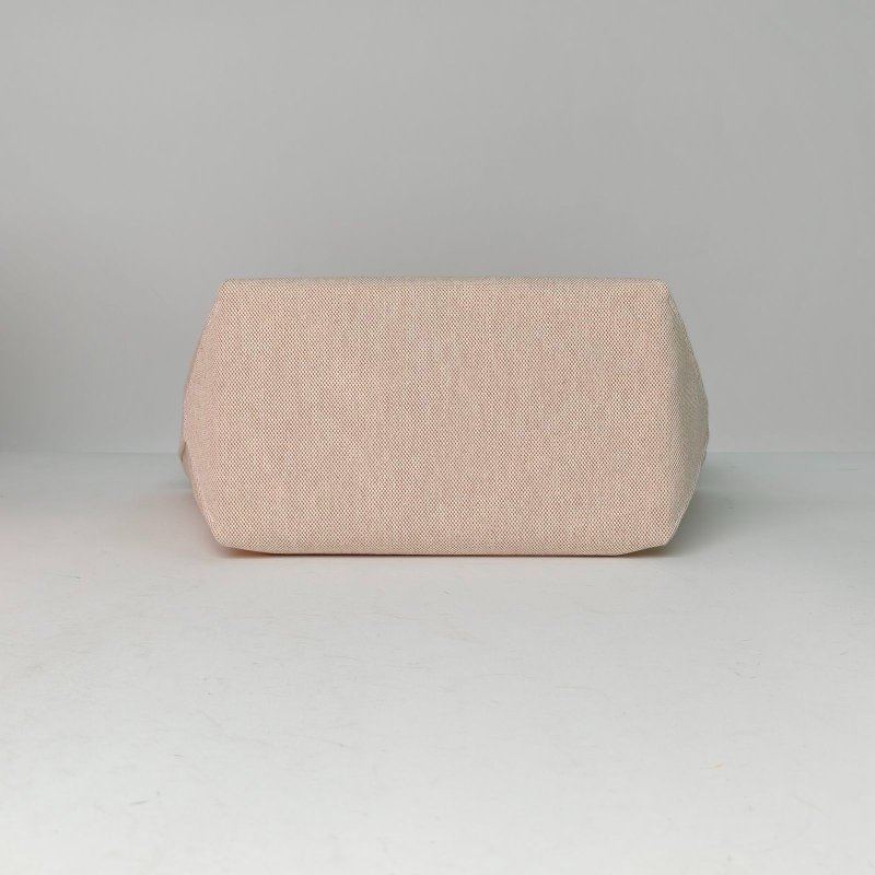 HERMES Steeple2537金棕色帆布B刻銀扣肩背包-4