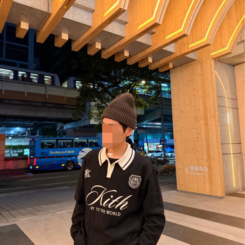 LV 咖啡色 羊毛 毛帽 羊毛帽 毛線帽 帽子-9