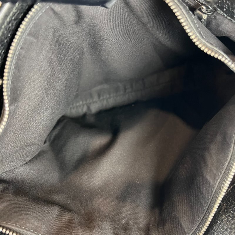 GUCCI 120837 黑色帆布單肩包-5