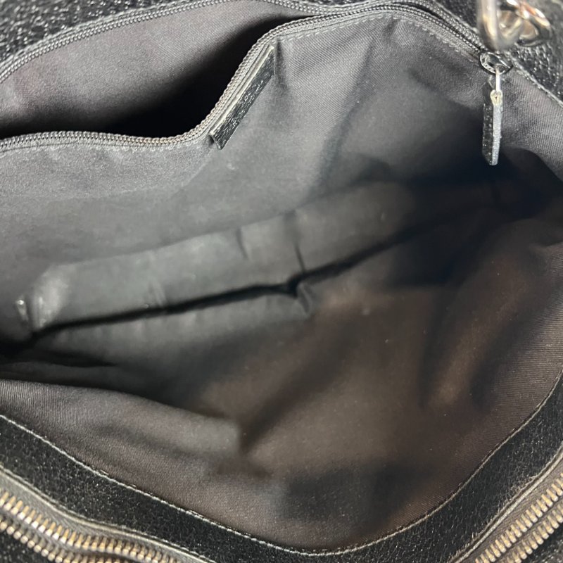 GUCCI 120837 黑色帆布單肩包-6