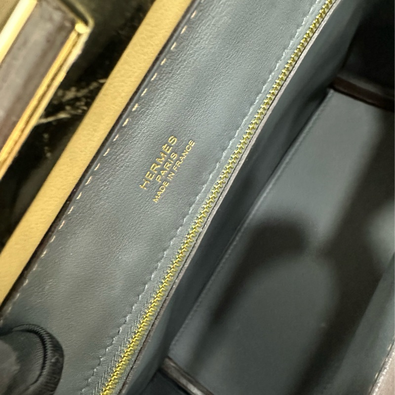 Hermes 8Q馬爾法米金扣 mini 2424，W刻，evercolor，閒置成色 有購證-8