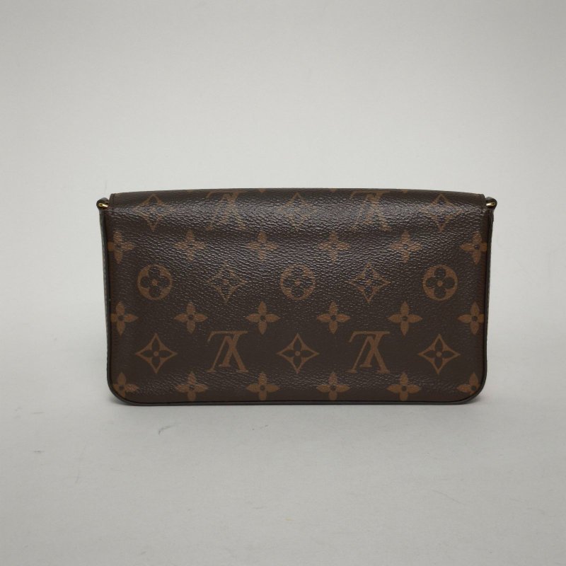 LOUIS VUITTON POCHETTEFELICIE三合一鏈條包老花PVC2018肩背包-2