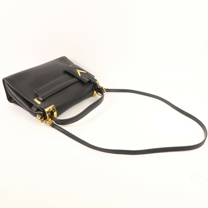 Valentino 牛皮皮革2 Way Shoulder金扣手挽肩背兩用袋-7