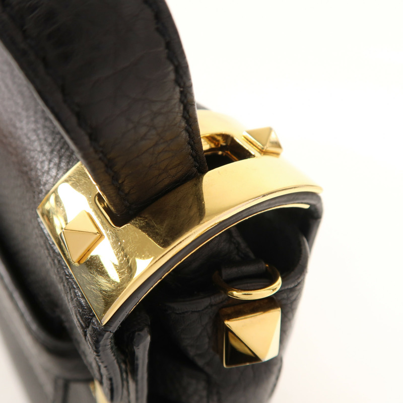 Valentino 牛皮皮革2 Way Shoulder金扣手挽肩背兩用袋-13