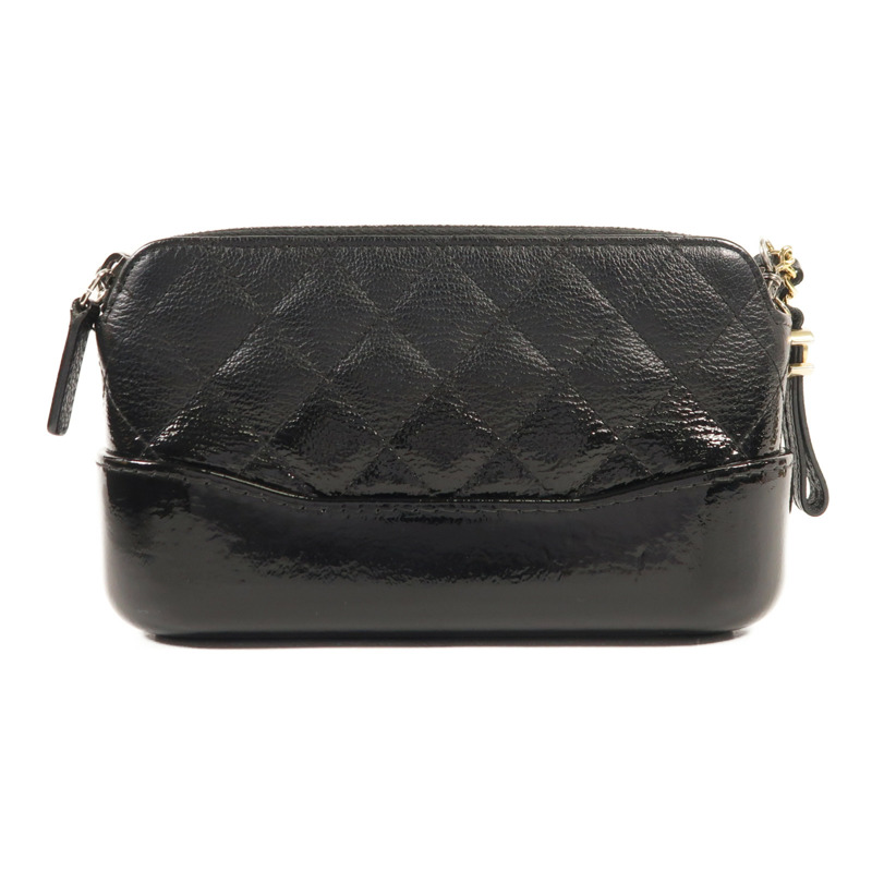 CHANEL 牛皮皮革Gabrielle Wallet On Chain鏈帶肩背袋-1