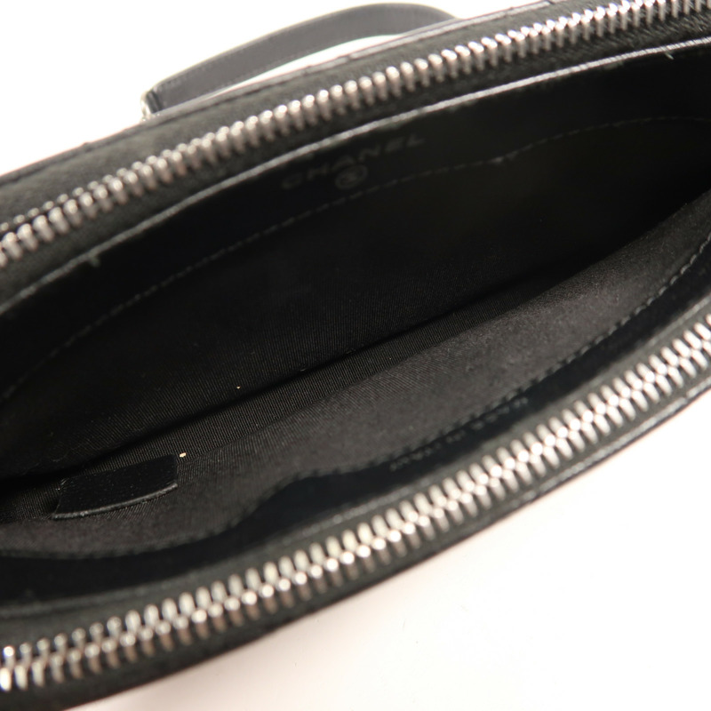 CHANEL 牛皮皮革Gabrielle Wallet On Chain鏈帶肩背袋-4