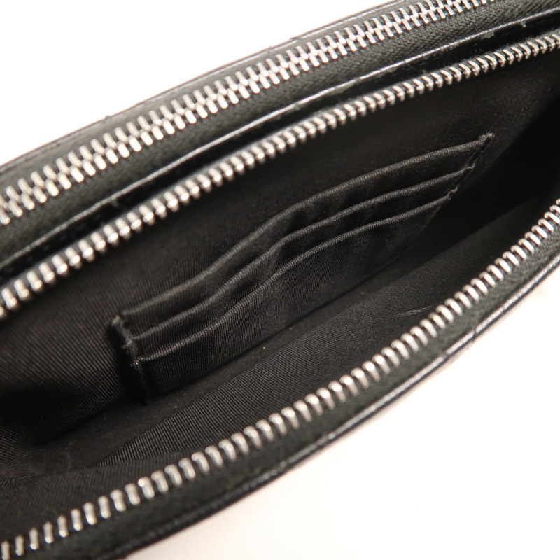 CHANEL 牛皮皮革Gabrielle Wallet On Chain鏈帶肩背袋-6