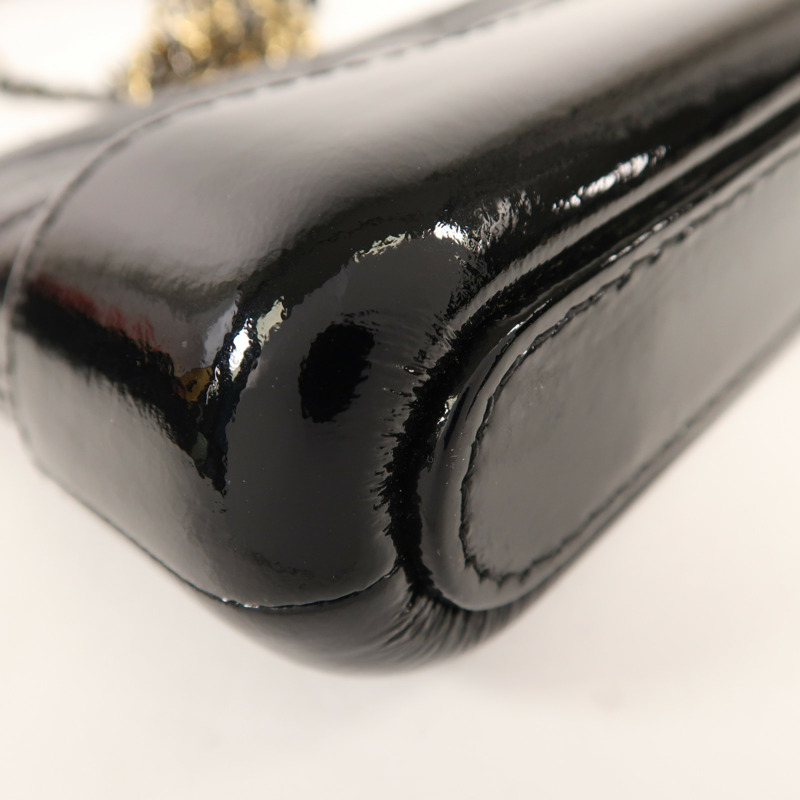 CHANEL 牛皮皮革Gabrielle Wallet On Chain鏈帶肩背袋-13