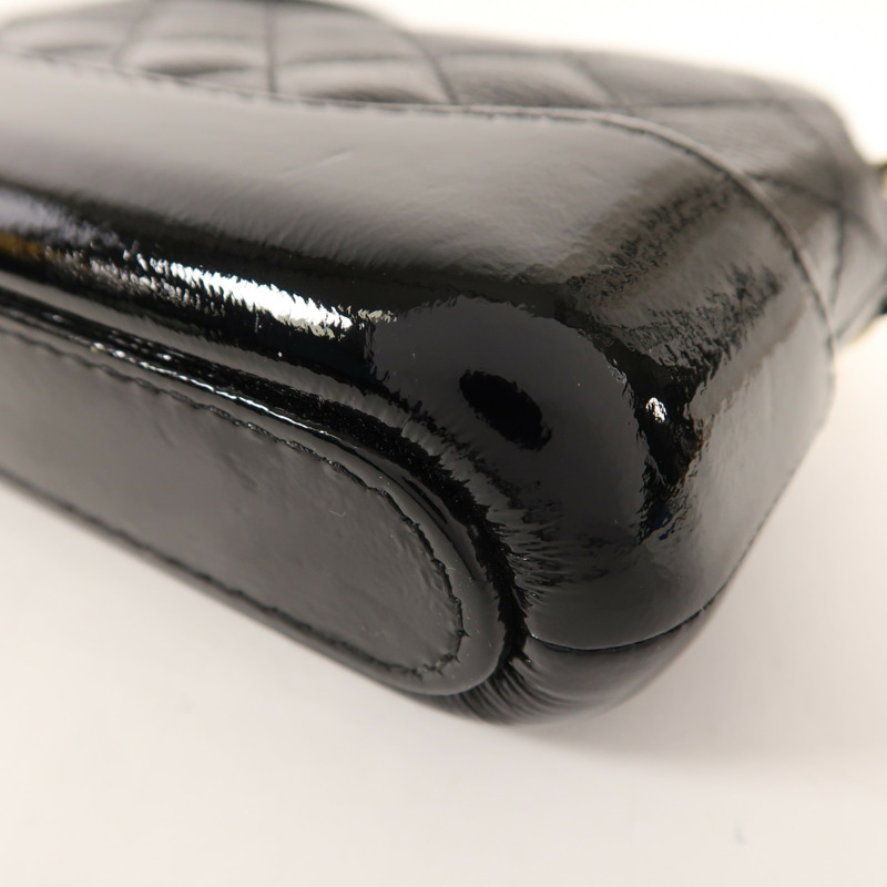 CHANEL 牛皮皮革Gabrielle Wallet On Chain鏈帶肩背袋-14