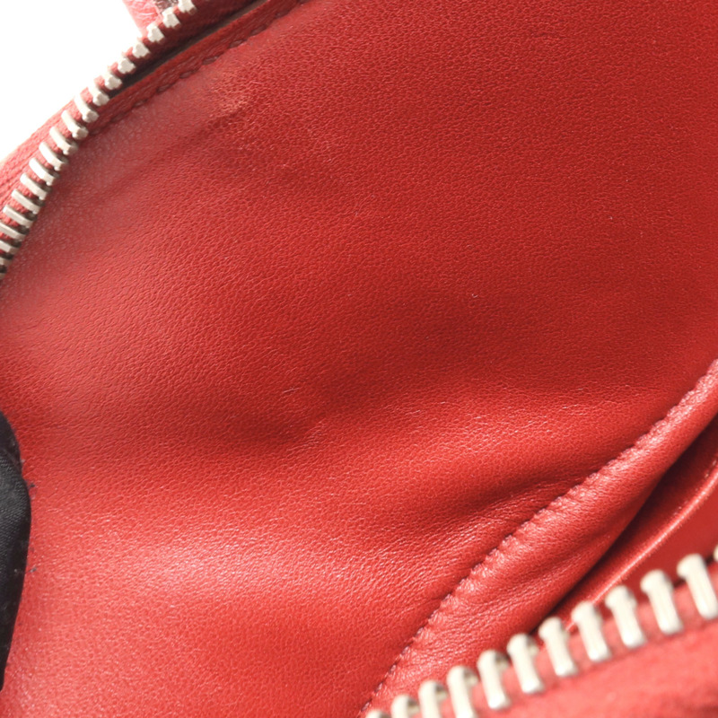 HERMES Clemence皮革Bolide 31銀扣手挽肩背兩用袋Vermillon-13