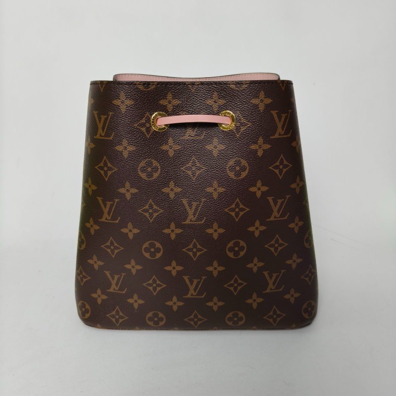 LOUIS VUITTON NÉONOÉ水桶包中號26粉色內裏老花PVC金扣晶片肩背包-2