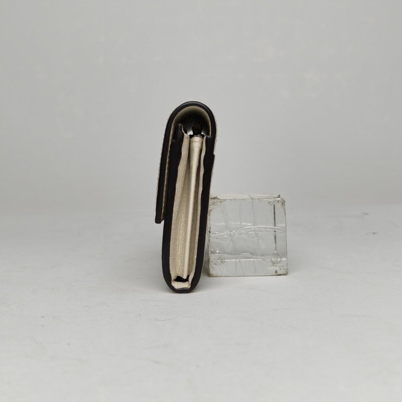 GUCCI 老花PVCQueenMargaret瑪格麗特蜜蜂長款錢包肩背包-1