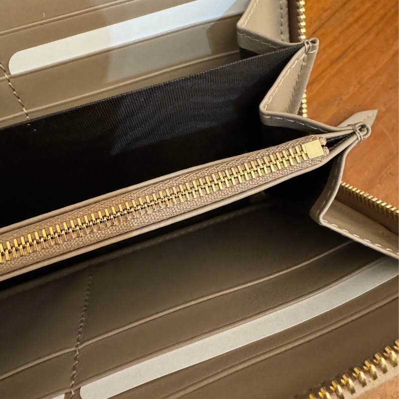 Gucci藕粉色金雙G marmontㄇ拉長夾-20