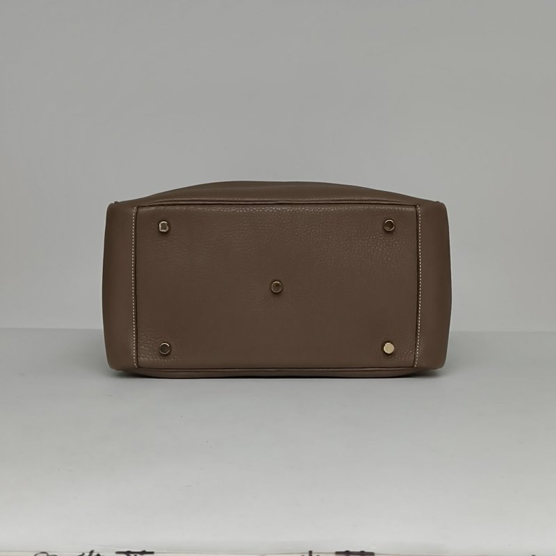 HERMES Lindy3018大象灰TC皮A刻金扣肩背包-4