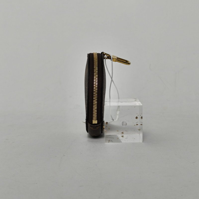 LOUIS VUITTON 老花PVC小圓餅零錢包肩背包-1