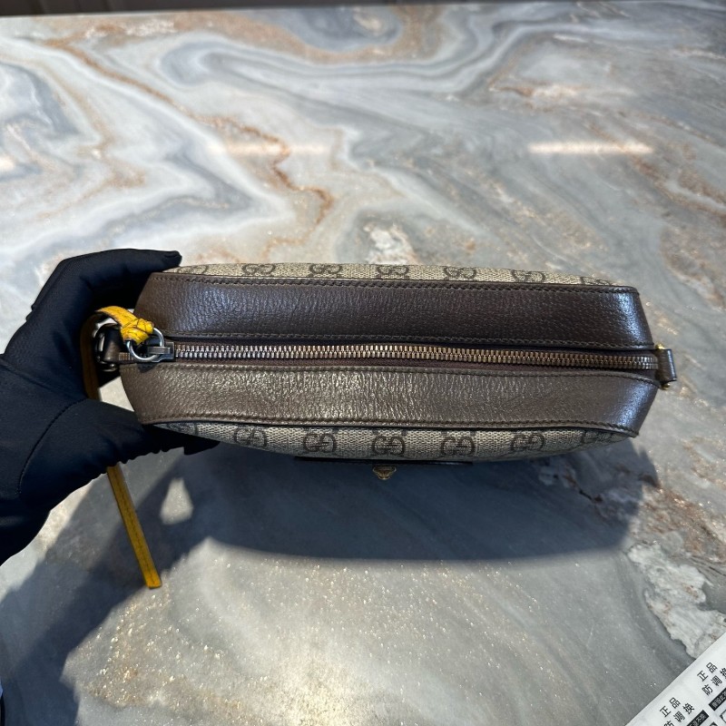 Gucci/古馳 虎頭相機包 寬肩帶舒適時尚 明星同款-5