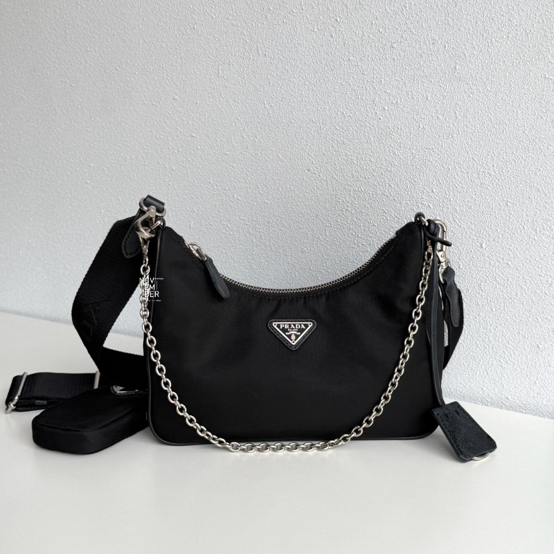 99新🆕 Prada 普拉達 經典三合一 Hobo🖤-0