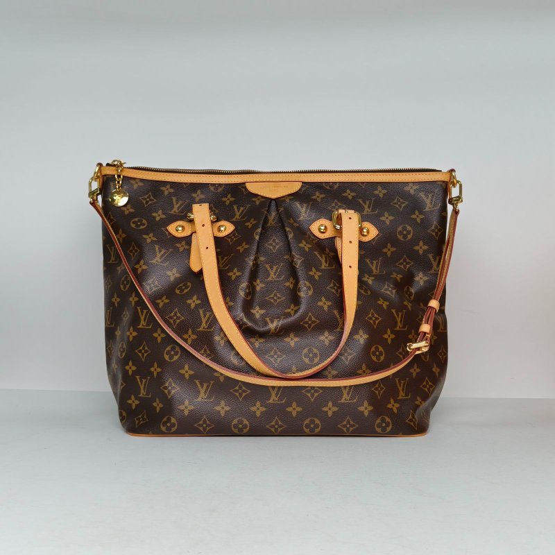 LOUIS VUITTON Palermo帕拉蒙大號35老花PVC2012肩背包-0