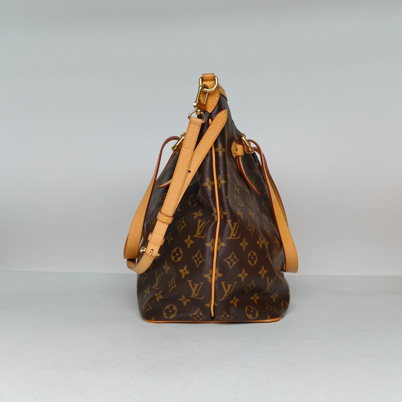 LOUIS VUITTON Palermo帕拉蒙大號35老花PVC2012肩背包-1