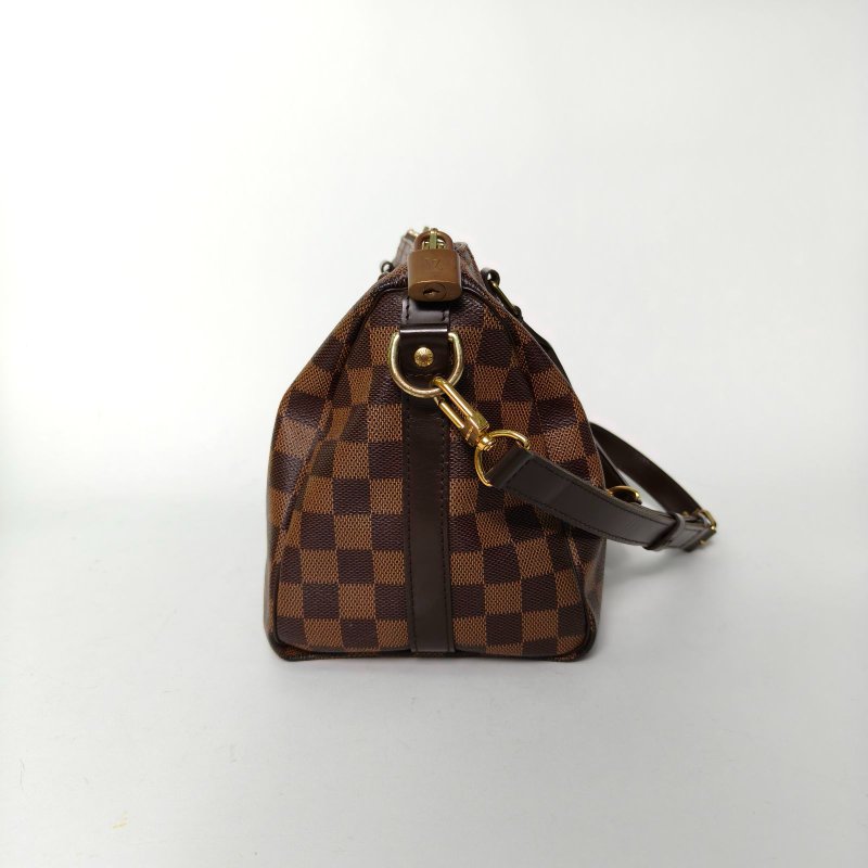 LOUIS VUITTON Sp25配肩帶棕色棋盤格PVC2019肩背包-1