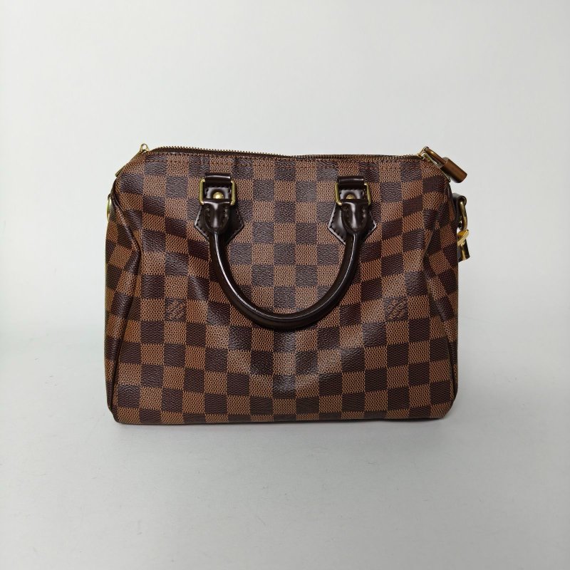 LOUIS VUITTON Sp25配肩帶棕色棋盤格PVC2019肩背包-2