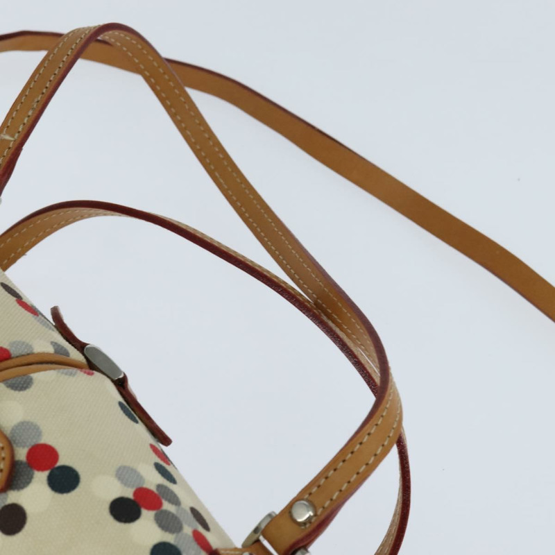 【日本直送】BURBERRY 手提包 帆布 兩用 米色 銀色 正品 146487-7