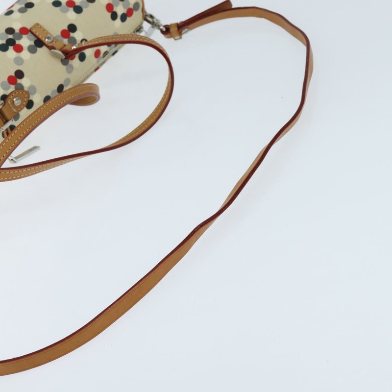 【日本直送】BURBERRY 手提包 帆布 兩用 米色 銀色 正品 146487-8