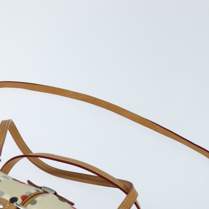 【日本直送】BURBERRY 手提包 帆布 兩用 米色 銀色 正品 146487-13