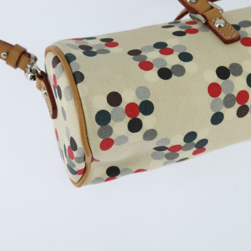 【日本直送】BURBERRY 手提包 帆布 兩用 米色 銀色 正品 146487-16