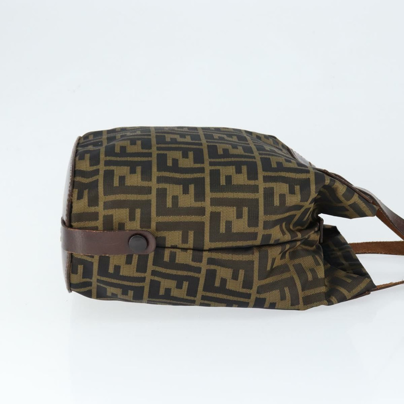 【日本直送】FENDI Zucca帆布手提包 黑色 棕色 正品 149109-2