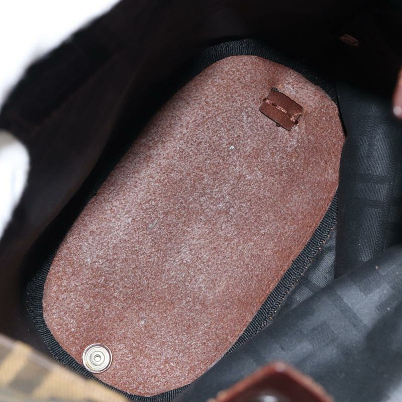 【日本直送】FENDI Zucca帆布手提包 黑色 棕色 正品 149109-10