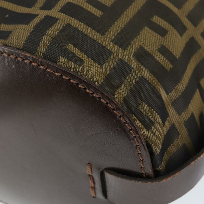 【日本直送】FENDI Zucca帆布手提包 黑色 棕色 正品 149109-13