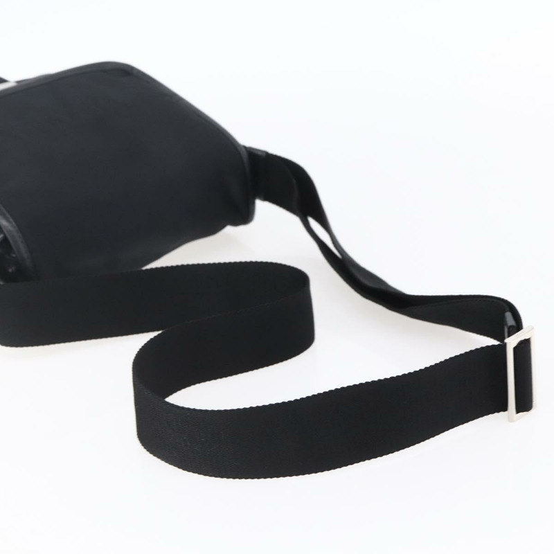 【日本直送】PRADA 單肩包 尼龍 黑色 銀色 正品 am9570V-6