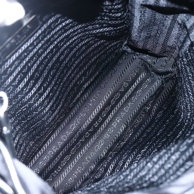 【日本直送】PRADA 單肩包 尼龍 黑色 銀色 正品 am9570V-9