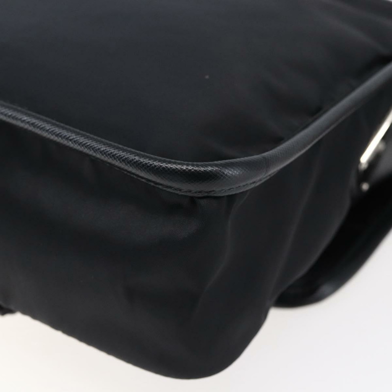 【日本直送】PRADA 單肩包 尼龍 黑色 銀色 正品 am9570V-16