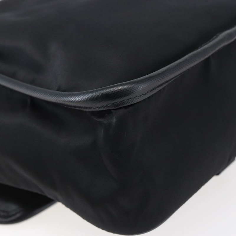 【日本直送】PRADA 單肩包 尼龍 黑色 銀色 正品 am9570V-17