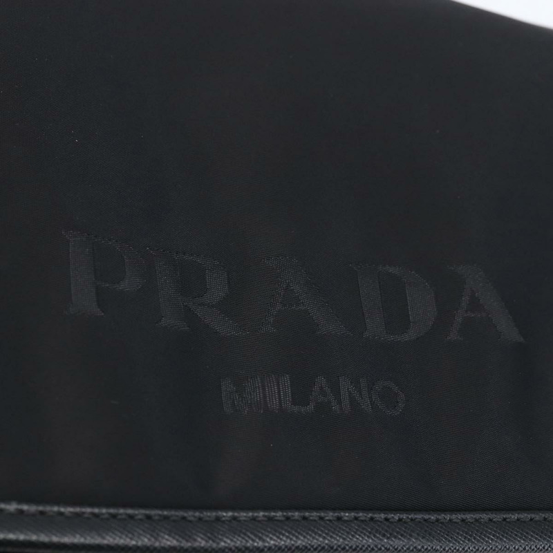 【日本直送】PRADA 單肩包 尼龍 黑色 銀色 正品 am9570V-18