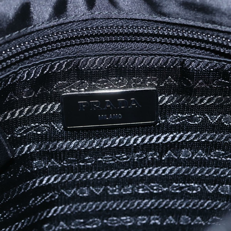 【日本直送】PRADA 單肩包 尼龍 黑色 銀色 正品 am9570V-20