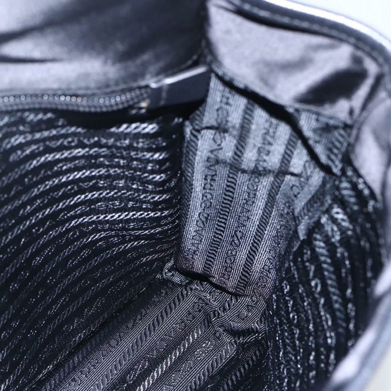 【日本直送】PRADA 單肩包 尼龍 黑色 銀色 正品 am9570V-21