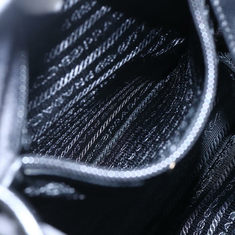 【日本直送】PRADA 單肩包 尼龍 黑色 銀色 正品 am9570V-23