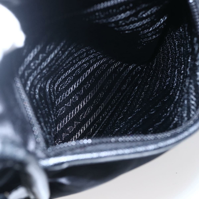 【日本直送】PRADA 單肩包 尼龍 黑色 銀色 正品 am9570V-25