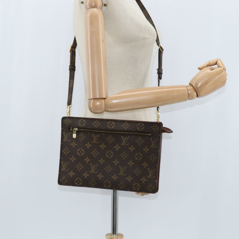 【日本直送】路易威登 Monogram Angian 肩背包 Vintage M51205 LV Auth 149346-23