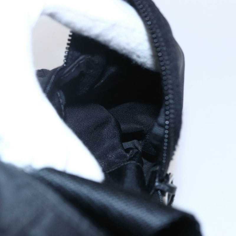 【日本直送】PRADA 尼龍黑色銀色單肩包 Auth 148792V-25