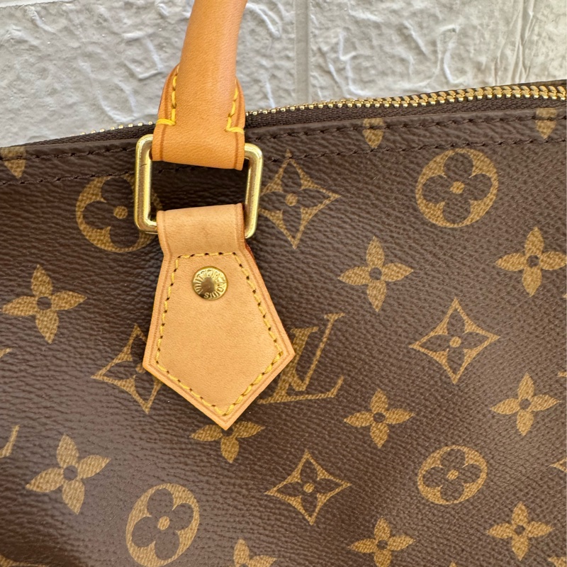 LV花紋speedy30背帶款-18